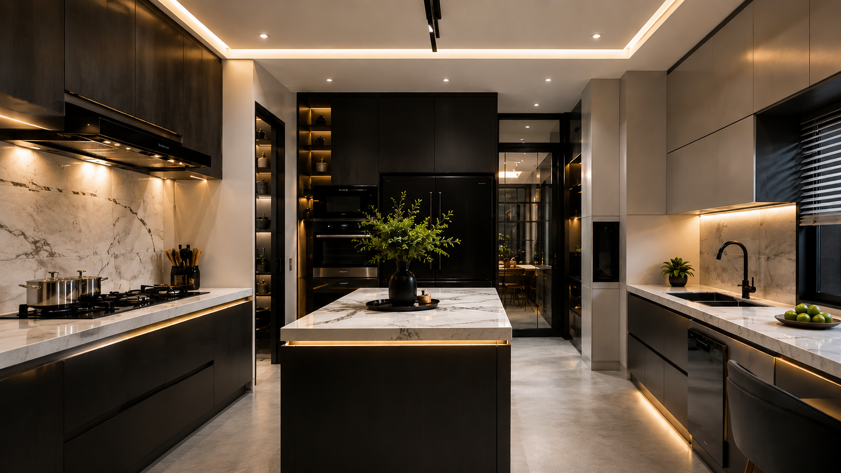 Phong thủy nội thất phòng bếp hiện đại