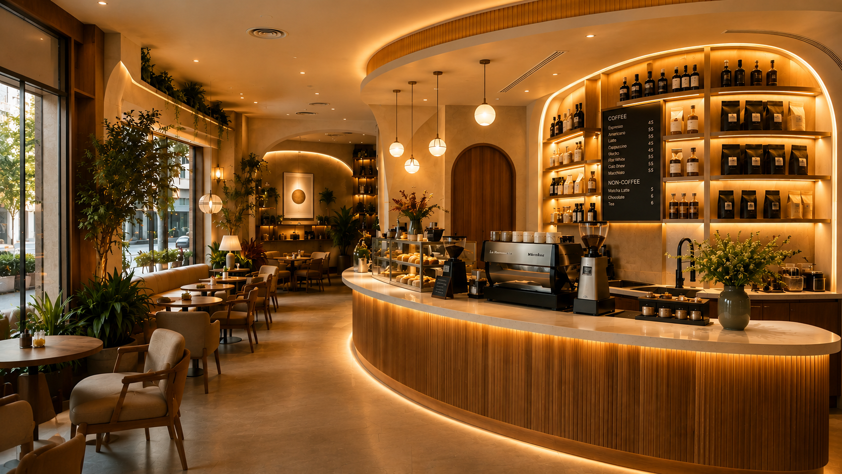 Phong thủy nội thất quán cafe thu hút khách